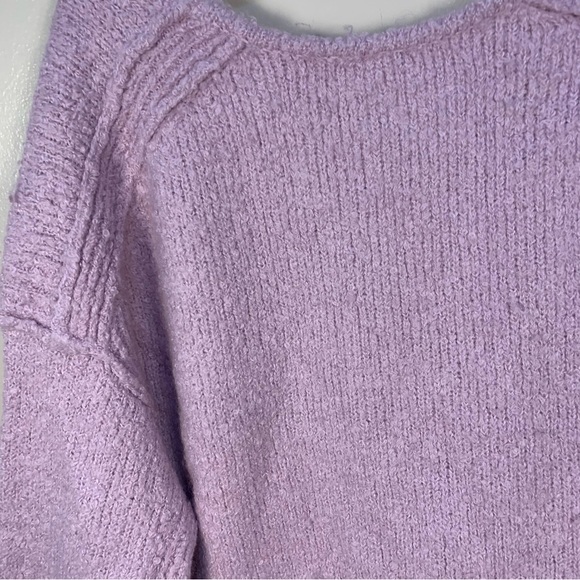 Free People Lofty Oversized Slouchy Alpaca Blend Boucle Pullover Sweater - Picture 14 of 15